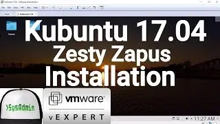Kubuntu 17.04 (Zesty Zapus) Installation + VMware Tools on VMware Workstation [2017]
