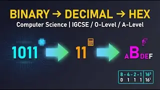 Binar Decimal Hexadecimal conversion