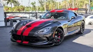 2016 Dodge Viper ACR Walkaround Start Up Revving Driving Interior Exterior at Prestige Imports Miami
