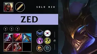 Zed Mid vs Riven - KR Diamond Patch 25.24