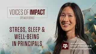 Stress, Sleep & Well Being In Principals