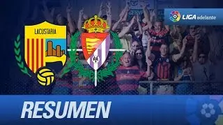 Resumen de UE Llagostera (2-0) Real Valladolid
