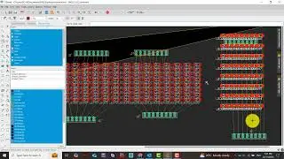 Elements array placement eagle PCB design