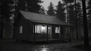 Cabin Rainstorm Sleep Sounds with Thunder &ndash; Forest Ambience for Relaxation 10 Hours