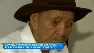 Mineiro de 109 anos pode ser o mais velho do Estado