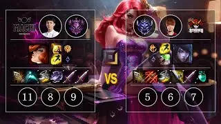 MCX Bruce Miss Fortune vs SG Yutorimoyashi Aphelios Bot - KR Patch 10.12