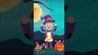 Boo! It&rsquo;s Halloween Night 🎃 | Fun Halloween Song for Kids | Spooky Sing-Along | #shorts #halloween