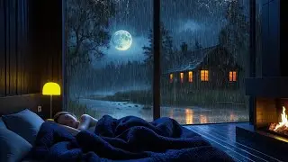 Rain Sounds and Calm Piano Music for Deep Sleep and Nighttime Relaxation