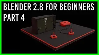 Blender 2.8 Beginner Tutorial Part 4 - Game TV