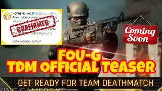 Cinematic Traser Of FOU-G's TDM Mode !// FAUG TDM & TRAILER LAUNCH DATE NEWS 😍