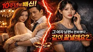 10주년 레스토랑 예약한 날, 남편 폰에 뜬 한 줄 “오늘은 우리가 먼저야”… 그 밤, ‘그 여자 남편’이 전화했다 “같이 끝낼래요” #불륜 #복수극 #결혼10주년 #첫사랑
