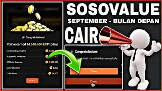SAT SET BULAN DEPAN SEPTEMBER CAIR NIH || #SOSOVALUE - TESTNET #SODEX