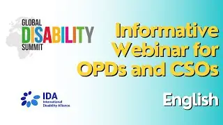 GDS informative webinar for OPDs and CSOs