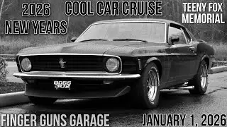 2026 New Years Cool Car Cruise Teeny Fox Memorial - Silverdale, WA - January 1, 2026