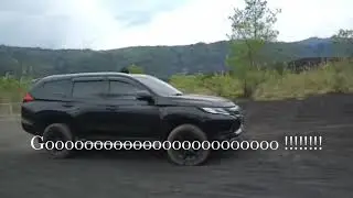 get fun in black lava sand  Mt batur volcano