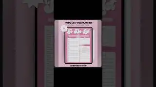 Pink Planner Pages🩷 ( link comments to shop💕 #planner  #planneraddict #graphicdesign #journal
