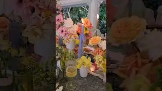 Bright #flowers #arrangement for #wedding,  birthday,  dinner #miami #decoration #florida
