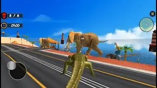 Animal Attack Simulator - Wild Hunting Games | Crocodile Animal Attack - Android GamePlay