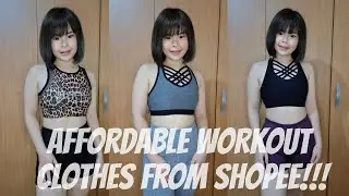 AFFORDABLE SHOPEE WORKOUT CLOTHES | HAUL + TRY-ON | PHILIPPINES