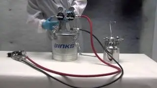 Solvent Saver with a 2 1/2 Gallon Pressure Tank