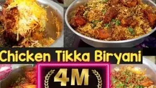 Real and tasty chicken tikka biryani recipe 🔥💯#trending #food #cooking 