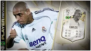 ICON SWAPS 3 - 8 TOKENS - ICON MOMENTS 92 RATED ROBERTO CARLOS PLAYER REVIEW - FIFA 22 ULTIMATE TEAM
