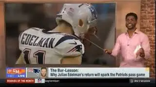 #GMFB The Bur-Lesson : Why Julian Edelman's return will spark the Patriots pass  game