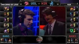 EU LCS UOL vs H2K Game 1 Highlights (EU LCS Spring 2015)