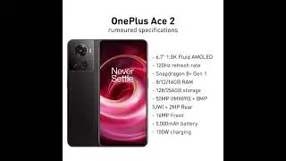 OnePlus Ace 2 / OnePlus 11R rumoured specifications! ⁣⁣#oneplusace2&nbsp;#oneplus&nbsp;#oneplus11r&nbsp;#oneplus11