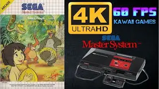 Disney's The Jungle Book | Ultra HD 4K/60fps🔴 | SEGA MASTER SYSTEM | Full Movie Walkthrough Longplay