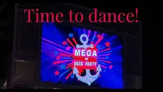 Carnival Cruise Lines Mega Deck Party!