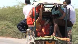 Motorcycle becomes jugaad three wheeler tempo, Dwarka
