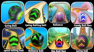 Going Ball,Sky Parkour Rolling ball,Spece Rolling Ball,City ball run,Rollence,Candy Ball Run,