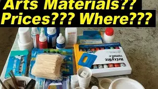 My texture art materials their prices and from where I purchased it. | texture art work. 