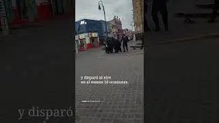 Borracho arrebata pistola a polic&iacute;a y dispara al aire en Tequila, Jalisco - N+ #Shorts