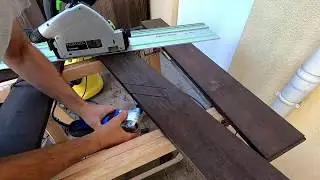 Rénovation d'une terrasse bois en lames bambou