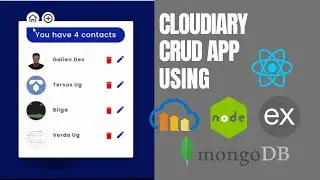 Cloudinary CRUD app using React, nodejs with expressjs , Multer and MongoDB