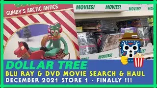 DOLLAR TREE December 2021 $1 Blu Ray and DVD Movie Hunt -  I Finally Found New Titles Out of State
