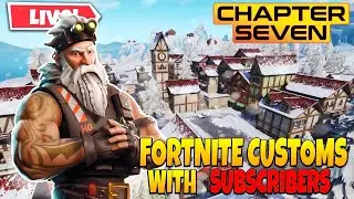 🔴FORTNITE CHAPTER 7 NEW YEARS CUSTOMS WITH VIEWERS! 🥳🎊