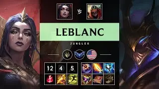LeBlanc Jungle vs Zed - NA Diamond Patch 25.21