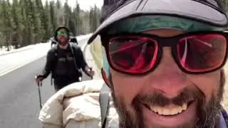 How do you road walk on a through hike?
