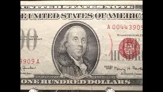 $100 United States Note -  Series 1966