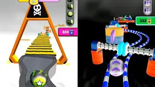 Going Balls Reverse Night Mode &ndash; Ultimate Speedrun Battle vs Normal! #Gaming #Ball