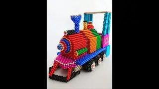 #Shorts How to Make Train with Magnetic Balls satisfaction Magnet Disney
