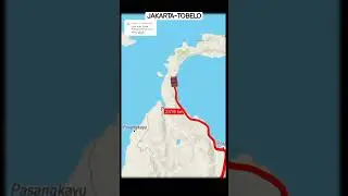 JAKARTA-TOBELO #jalandarat #jalanjalan #map #ruteperjalanan #tour #travel