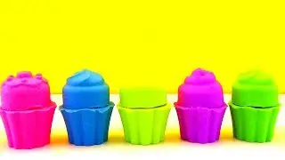 Learning colors Looking for surprises in kinetic sand and singing a children's song