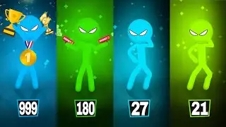 Stickman Party 234 MiniGames - Intense Moments & Wins! Stickman Fight Highlights