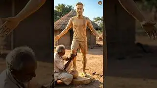 Part 2: The Magic Completes! Neymar Wood Sculpture🪵⚽😭 Emotional Ending #shorts #craftsman #sculpture