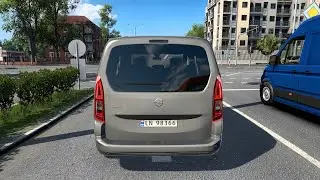 Opel Combo 2023 🚐 | Realistic Steering Wheel Gameplay | ETS2 1.57