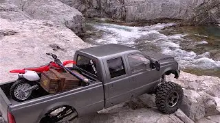 RC CWR RC4WD / Tamiya Ford crew cab first trail run